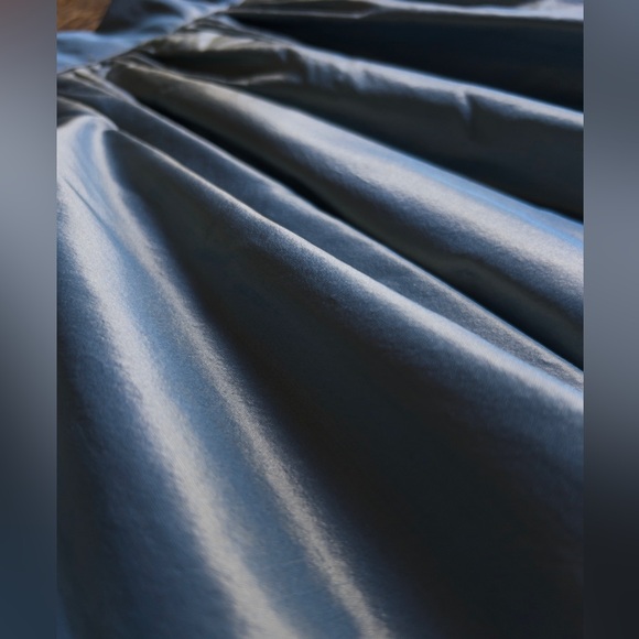 Vintage Silk Princess Skirt, Floor Length Formal Dupioni Silk Skirt, Metallic - Picture 5 of 9